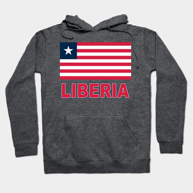 The Pride of Liberia - Liberian Flag Design Hoodie by Naves